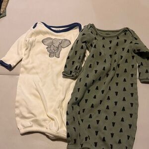 Touched by Nature Baby Elephant and Tree Print Sleepers 0-6m